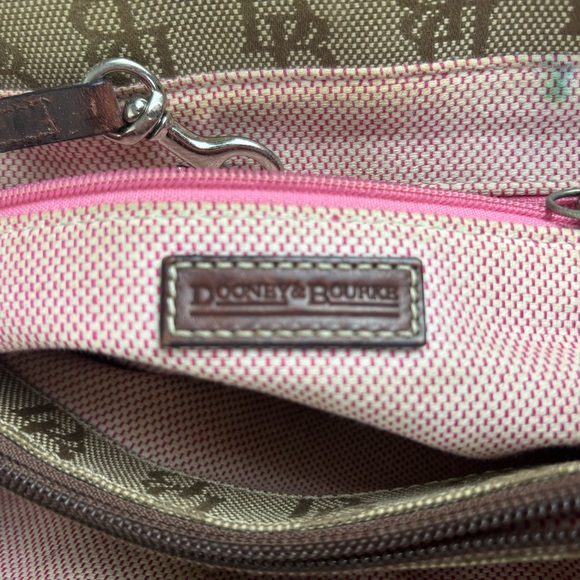 Dooney & Bourke vintage logo satchel bag/crossbody strap incl - Picture 14 of 16